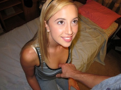 blonde girlfriend loves anal and gets the cum